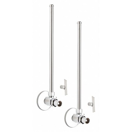 Chicago Faucet Angle Stop Compression Valve With Supply STC-41-11-PR-AB