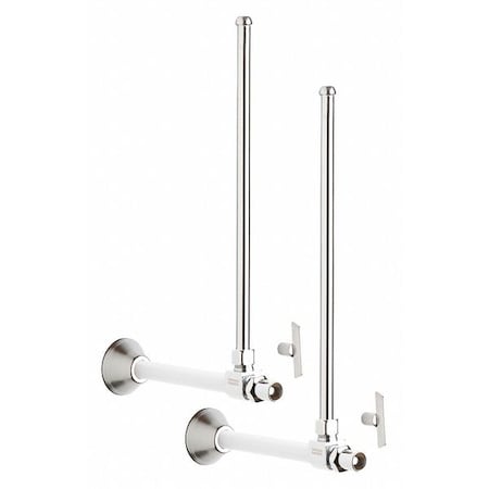 Chicago Faucet Angle Stop Compression Valve With Supply STC-52-11-PR-AB