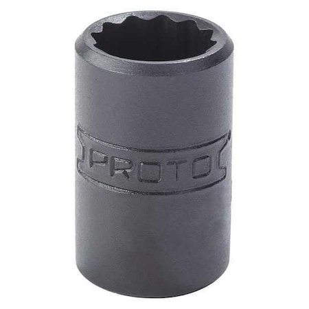 Proto 1/4 in Drive, 5/16" SAE, Socket, 6 Points, Steel, Blk Oxd, 5/16 in J4710B