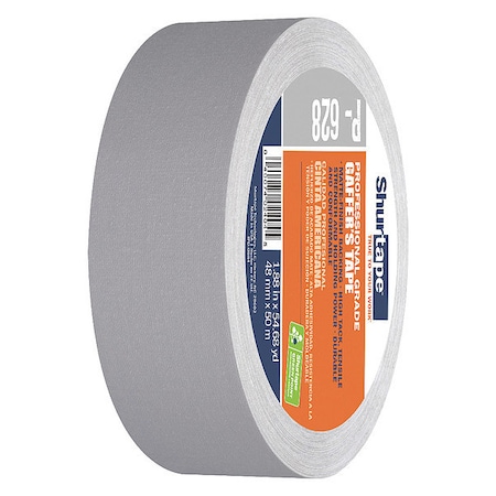Shurtape Gaffer's Tape, Blk, 1 7/8inx54 1/2 yd, PK24 P- 628