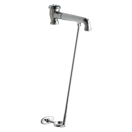 Chicago Faucet 7 1/2In Rigid Spout With Pail 814-SVBJKCP