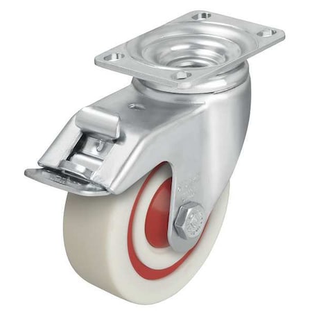 Zoro Select Swivel Plate Caster, Nylon, 5 in., 400 lb., C L-POW 125KF-12-FI