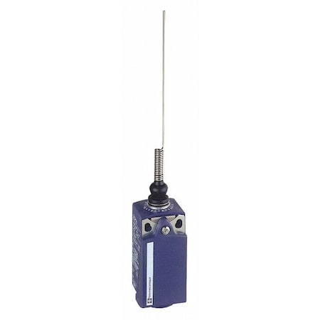 Telemecanique Sensors Limit Switch, Cat Whisker, Wobble Stick, 1NC/1NO, 10A at 240V AC, Actuator Location: Top XCKP2106G11