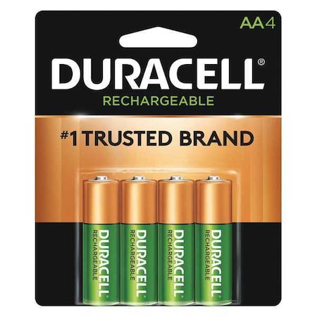 Duracell Duracell General Purpose Battery - AA - Nickel-Metal Hydride (NiMH), PK4 DX1500R4