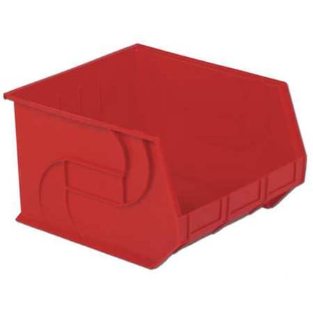 Lewisbins Hang & Stack Storage Bin, Plastic, Red, 11 in H, 16 1/2 in W, 18 in L PB1816-11 Red
