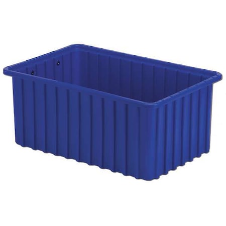 LEWISBINS Divider Box, Blue, Polyethylene, 16 1/2 in L, 11 in W, 7 in H DC2070 Dk Blue