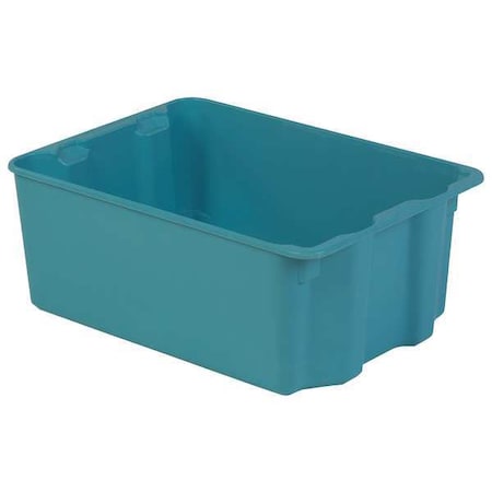 Lewisbins Stack and Nest Bin, Fiberglass Reinforced Polyester, 18 1/8 in W, 10 1/8 in H, 25 1/4 in L, Blue SN2217-10