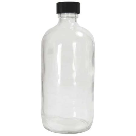 Qorpak Bottle, Narrow, 32 Oz, Boston Round, PK12 GLC-01211