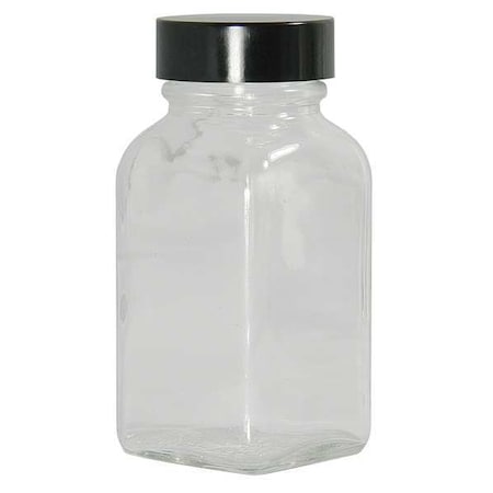 Qorpak Bottle, Sfty Ctd, 2 Oz, Glass, Tablet, PK144 GLC-04869