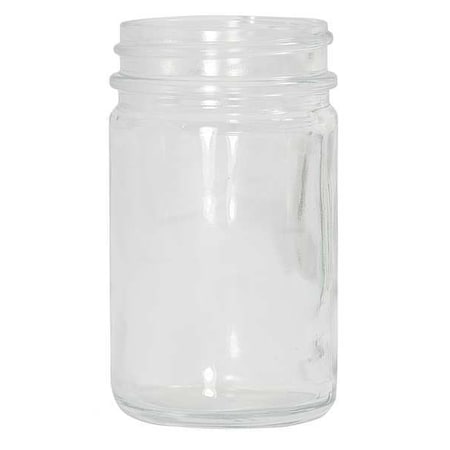 Qorpak Bottle, Wide, Safety Coated, 2-1/2 Oz, PK180 GLA-00852