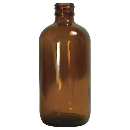 QORPAK Bottle, Narrow, 1/2 Oz, Boston Round, PK720 GLA-00884