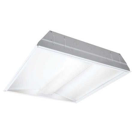Columbia Lighting Recessed Troffer, 2 ft L, 3498 lm, 31.3W LSER22-40MLG-C-EDU