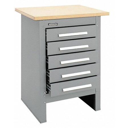Kennedy Tool Stand, HD, 5 Drwrs, 26Wx34Hx20L, Gray TS265XUGW
