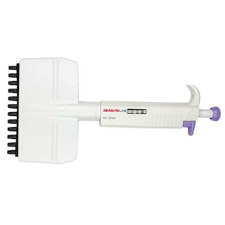 Dlab Micropipette Plus, 12, Chan 5-50Micron 21R847