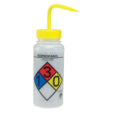 Sp Scienceware Wash Bottle, Std Spout, 500ml, Yellow, PK4 F11716-0008