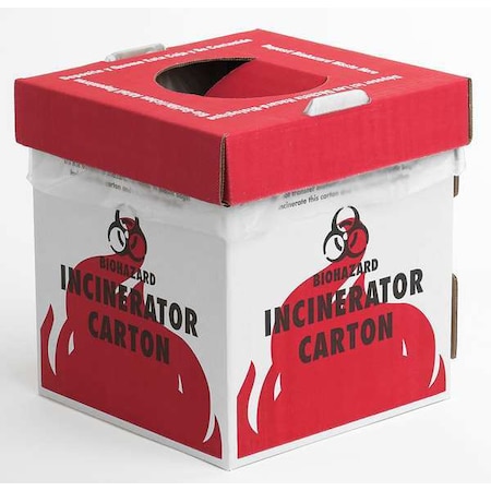 Sp Scienceware Biohazard Incinerator Carton, PK6 F13205-0002