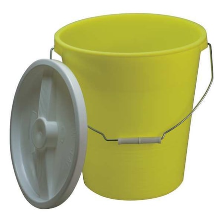 Sp Scienceware Pail, Lid, Polyethylene, 14 Quart F16772-0000