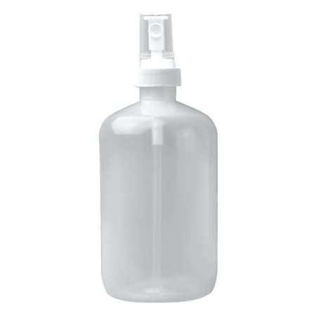 Sp Scienceware 16 oz. Clear, Low Density Spray Bottle, PK12 F11634-0000