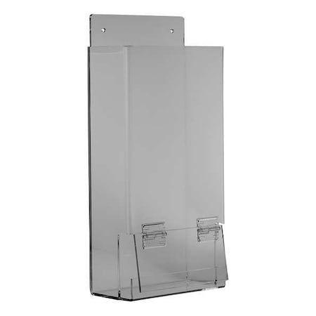 Sp Scienceware Eyewear Dispenser, Case with Door, Acrylic, 19 in H x 8 in W x 4 in D, Clear F24876-0000
