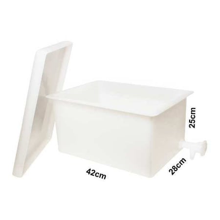 Sp Scienceware Tank, Rectangular, w/Lid and Faucet H34093-0000