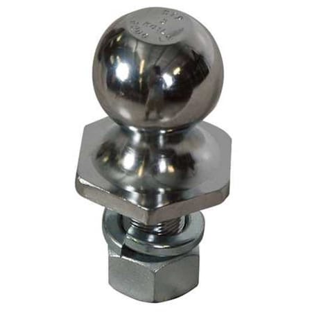 Reese Chrome Hitch Ball, 1 In Shank Dia. 7008320