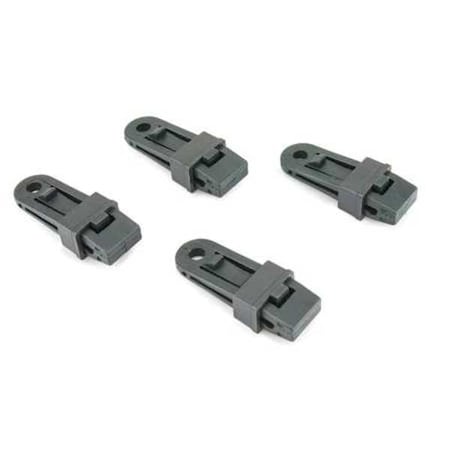 3M Tarp Clips, Black, PK4 1166000