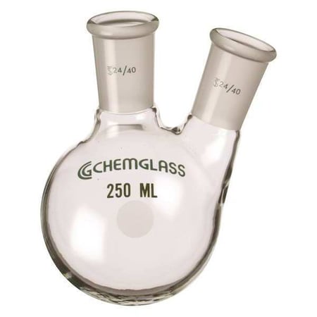 Chemglass Round Bottom Flask, 250mL CG-1520-04