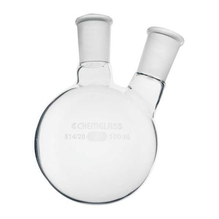 Chemglass Round Bottom Flask, 100mL CG-1520-49