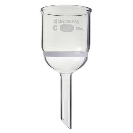 Zoro Select Buchner Funnel, 15mL, Coarse Frit CG-1402-06
