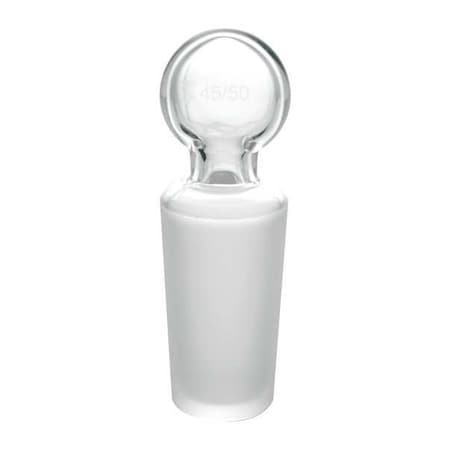 Chemglass Stopper, Pennyhead, Hollow, 45/50 CG-3000-08