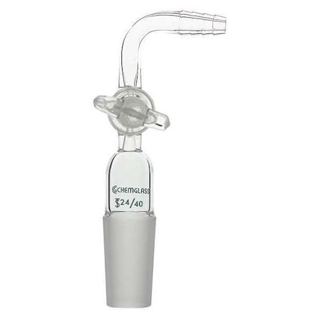 Chemglass Adapter, FlowControl, 24/40 CG-1028-01