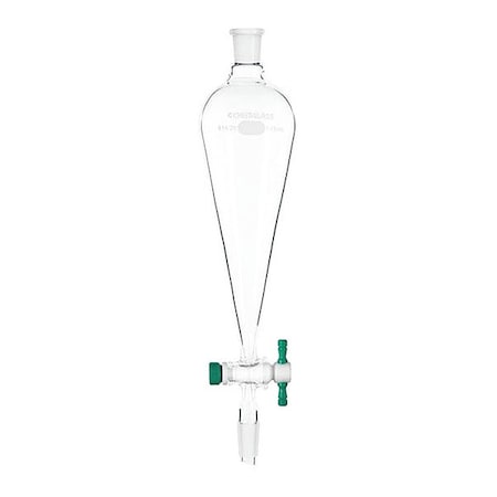 Zoro Select Separatory Funnel, 125mL, 14/20 Joint Size CG-1743-09