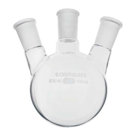Chemglass Round Bottom Flask, 100mL CG-1524-01
