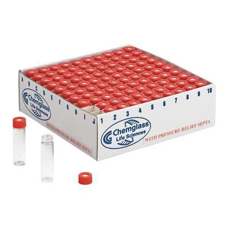 Chemglass Vial Cap, 2 Dram, PK100 CG-4912-02