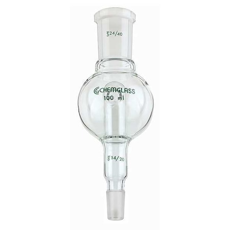 CHEMGLASS Bump Trap, 100mL, 14/20 CG-1321-01