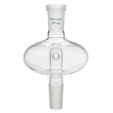 Chemglass Elliptical Bump Trap, 24/40 CG-1321-E-10