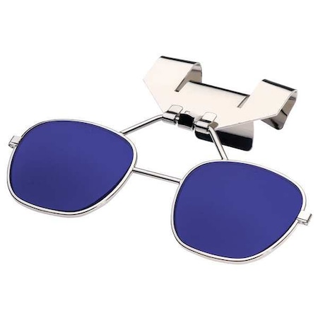 Uvex Clip On Eyewear, Cobalt Shade 3 32-8LFFB3-0000