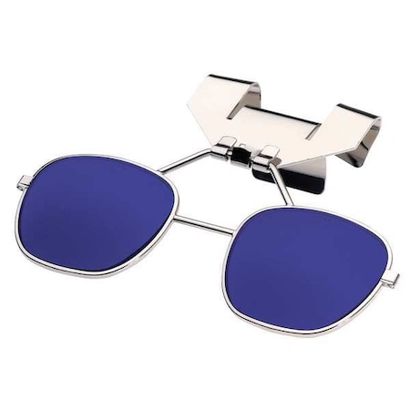 Uvex Clip On Eyewear, Cobalt Shade 4 32-8LFFB4-0000