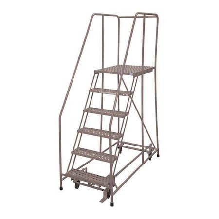 COTTERMAN 90 in H Steel Rolling Ladder, 6 Steps, 450 lb Load Capacity 1006R3232A1E30B4C1P6