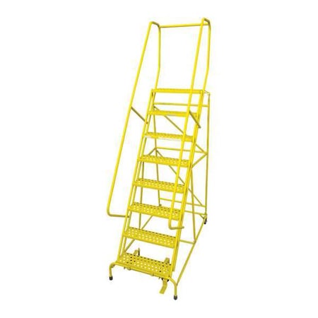 Cotterman 110 in H Steel Rolling Ladder, 8 Steps, 450 lb Load Capacity 1508R2632A6E10B4W4C2P6