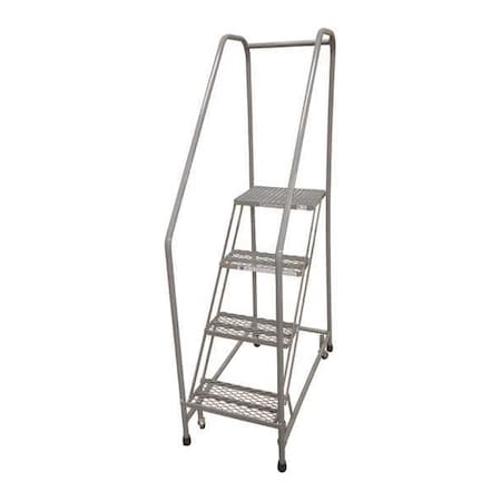 Cotterman 70 in H Steel Rolling Ladder, 4 Steps, 450 lb Load Capacity 1204R3232A3E12B3C1P6