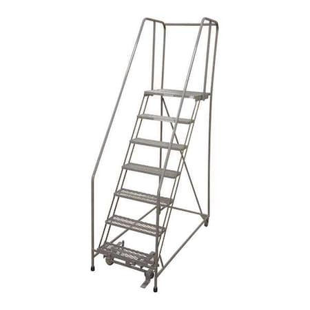 Cotterman 100 in H Steel Rolling Ladder, 7 Steps, 450 lb Load Capacity 1507R3232A1E30B4W4C1P6