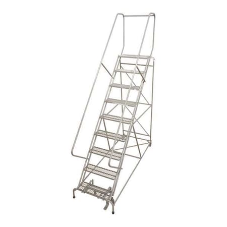 COTTERMAN 120 in H Steel Rolling Ladder, 9 Steps 1709R3232A3E24B4W4C1P6