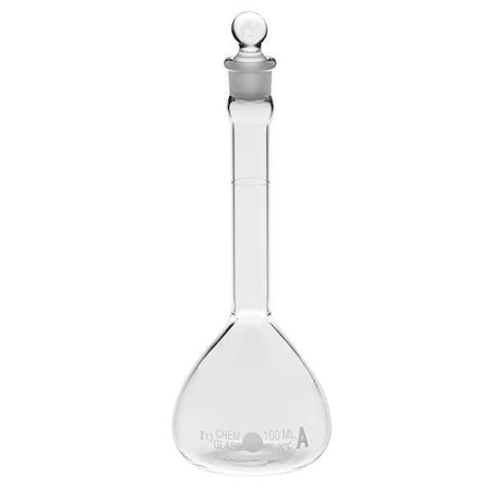 Chemglass Volumetric Flask, 100mL CG-1600-05