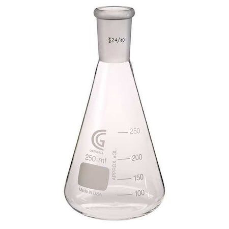 Chemglass Erlenmeyer Flask, 125mL CG-1542-03