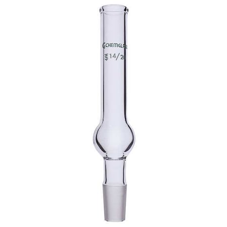Chemglass Drying Tube, Straight, 19/22 Inner Joint CG-1293-19