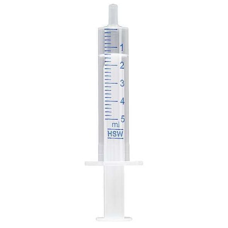 Chemglass Syringe, 5mL, PK100 CG-3080-04