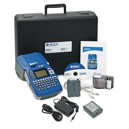 Brady Portable Label Printer, BMP51 Series, Single Color Capability BMP51