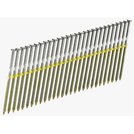 Senco Collated Framing Nail, 3 in L, Bright, Flat Head, 20 Degrees, 4000 PK KD27APBSN