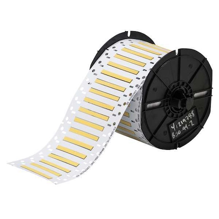 Brady Label Roll, Yellow, Labels/Roll: 1000 B33-94-2-342YL